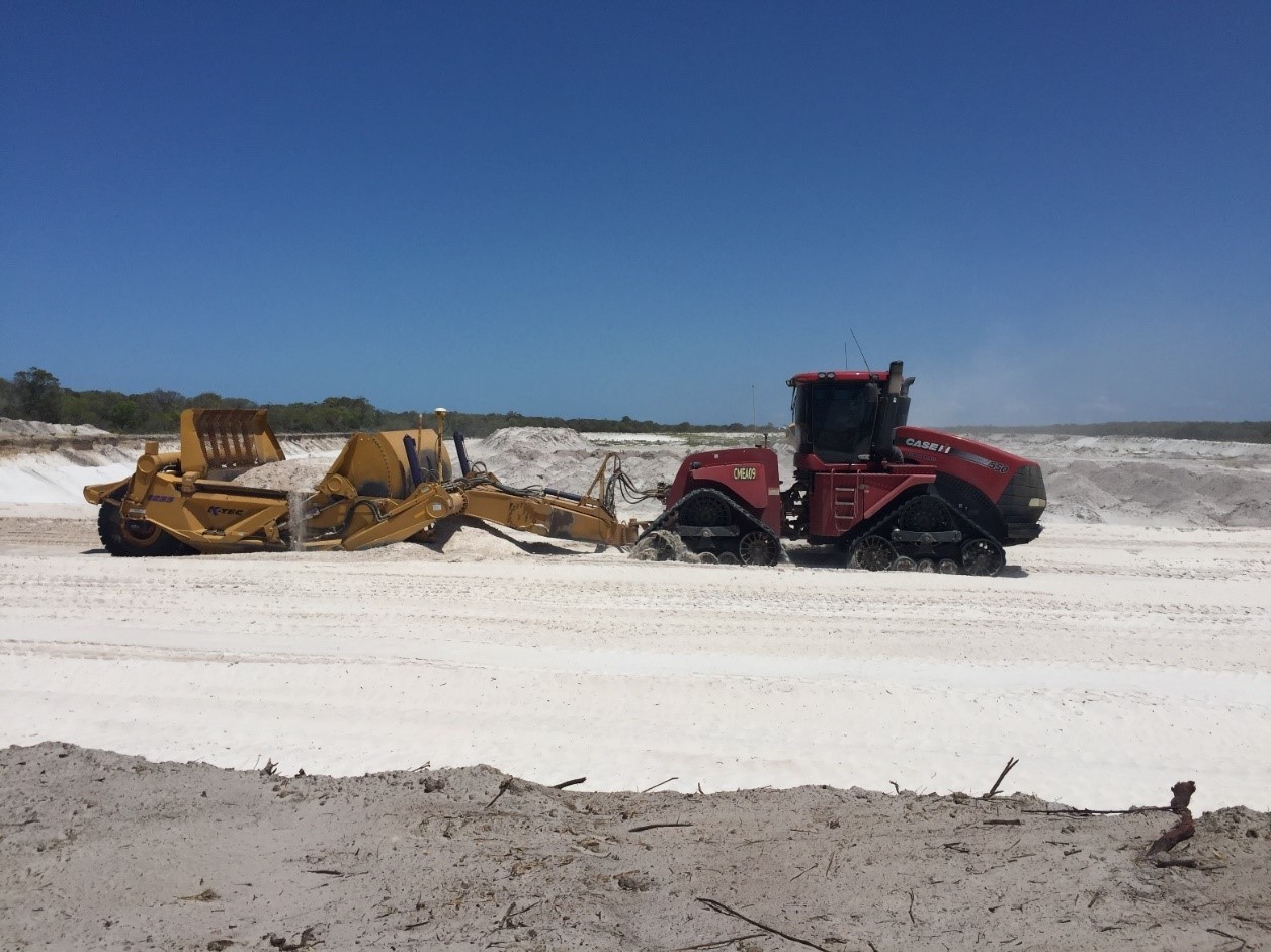 Trial Scraper - Sunstate Sands Bundaberg